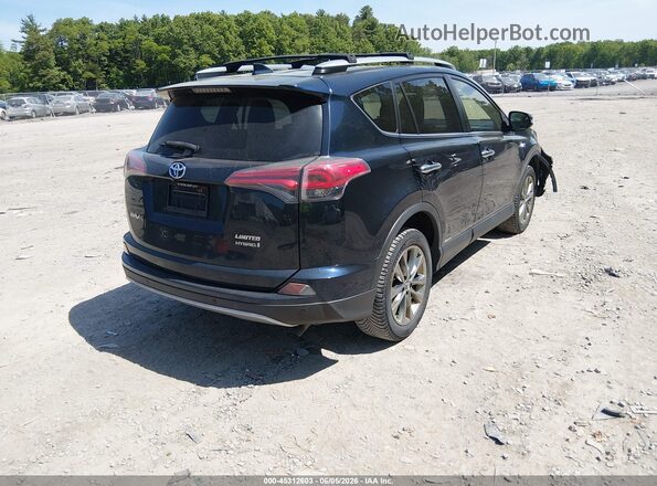 JTMDJREV0JD249450 2018 TOYOTA RAV4 HYBRID Black Tył prawy