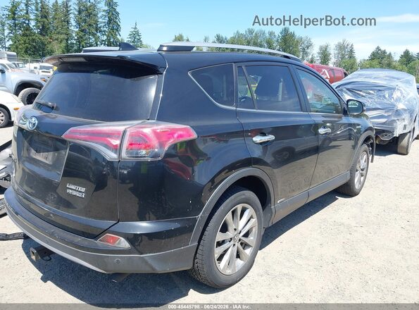 JTMDJREV1HD078086 2017 TOYOTA RAV4 HYBRID Black Задня права чверть