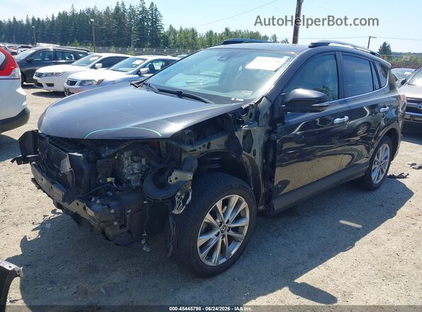 JTMDJREV1HD078086 2017 TOYOTA RAV4 HYBRID Black Передня ліва чверть