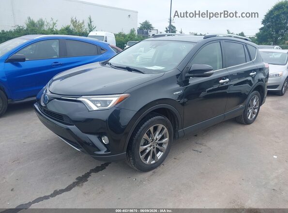 JTMDJREV1HD151120 2017 TOYOTA RAV4 HYBRID Black Vista tres cuartos delantera izquierda