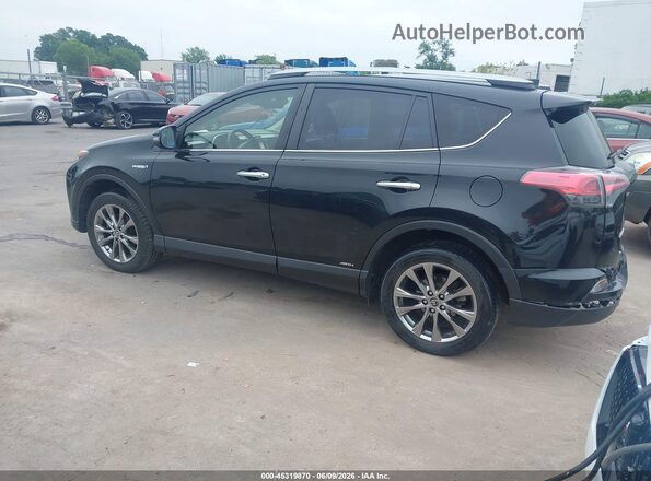 JTMDJREV1HD151120 2017 TOYOTA RAV4 HYBRID Black Trasero izquierdo