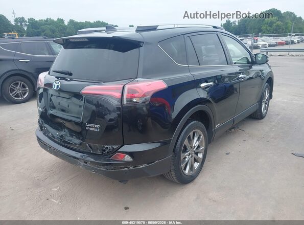 JTMDJREV1HD151120 2017 TOYOTA RAV4 HYBRID Black Trasero derecho