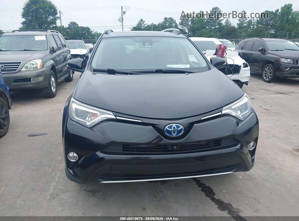 JTMDJREV1HD151120 2017 TOYOTA RAV4 HYBRID Black Vista del cuadro de instrumentos