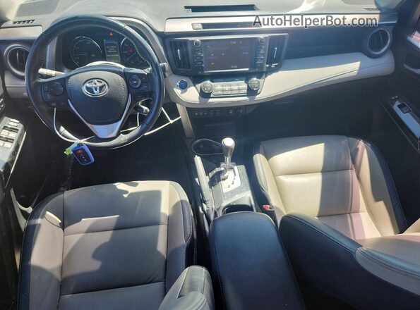 JTMDJREV2HD142152 2017 TOYOTA RAV4 Blue Dashboard view
