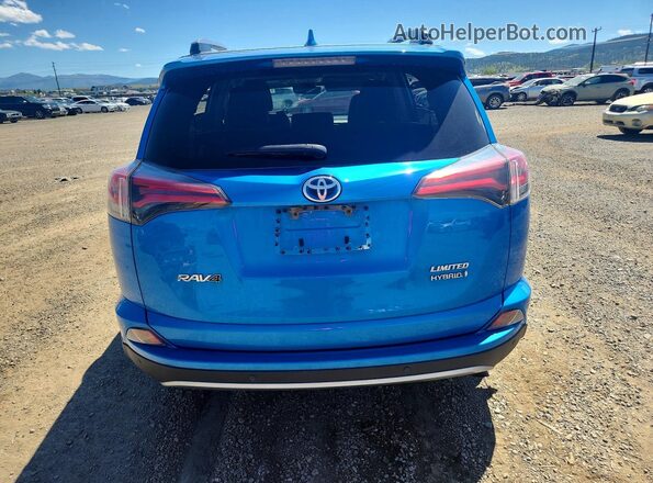 JTMDJREV2HD142152 2017 TOYOTA RAV4 Blue Rear view