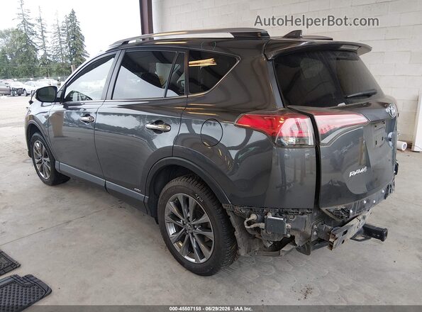 JTMDJREV2JD191681 2018 TOYOTA RAV4 HYBRID Gray Rear left