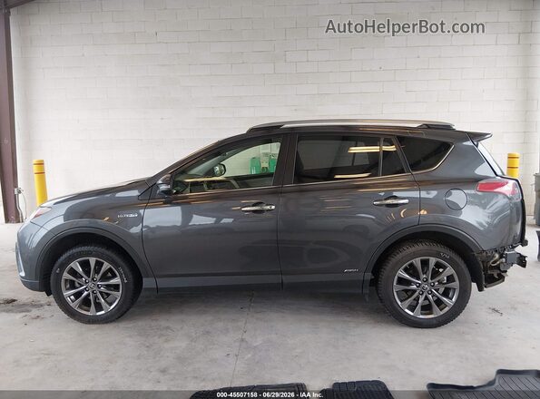 JTMDJREV2JD191681 2018 TOYOTA RAV4 HYBRID Gray 