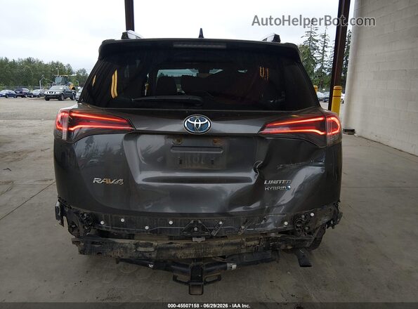 JTMDJREV2JD191681 2018 TOYOTA RAV4 HYBRID Gray Front view