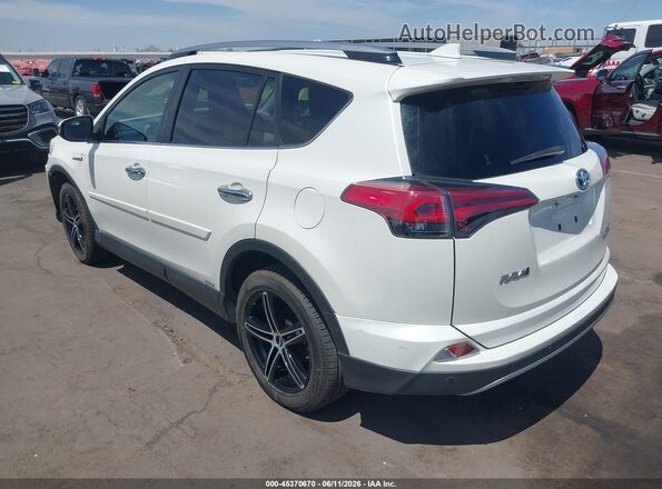 JTMDJREV2JD227384 2018 TOYOTA RAV4 HYBRID White 