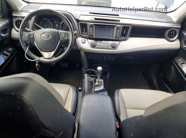 JTMDJREV2JD243083 2018 TOYOTA RAV4 Gray Առջևի վահանակի տեսք