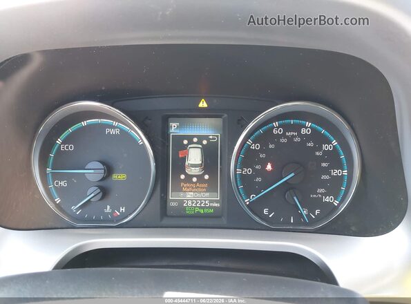 JTMDJREV3GD026683 2016 TOYOTA RAV4 HYBRID Silver უკანა სავარძლების ხედი