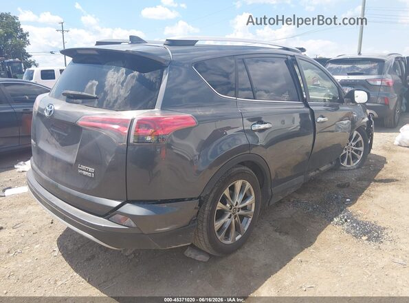 JTMDJREV3GD046240 2016 TOYOTA RAV4 HYBRID Gray Rear right