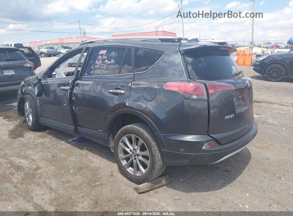JTMDJREV3GD046240 2016 TOYOTA RAV4 HYBRID Gray Rear left