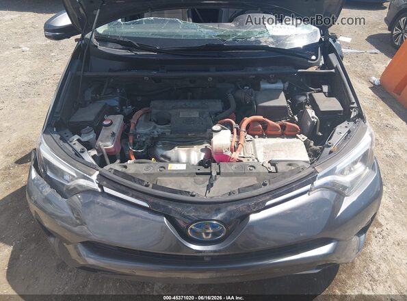 JTMDJREV3GD046240 2016 TOYOTA RAV4 HYBRID Gray Rear view