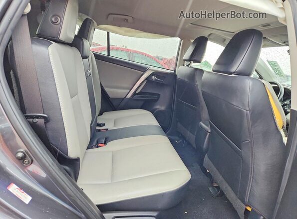 JTMDJREV4HD085050 2017 TOYOTA RAV4 Gray უკანა სავარძლების ხედი