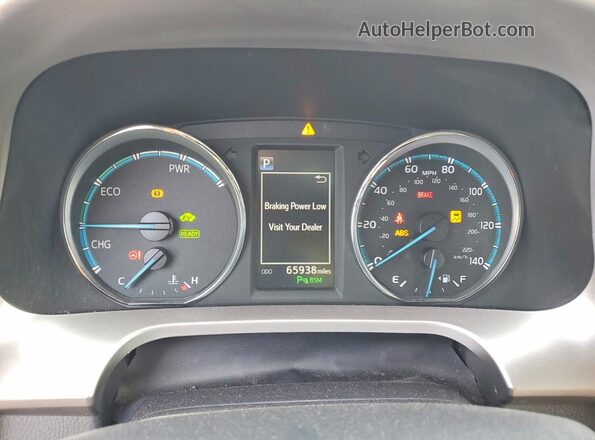 JTMDJREV4JD195439 2018 TOYOTA RAV4 Blue Vista del cuadro de instrumentos