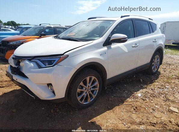 JTMDJREV5GD054548 2016 TOYOTA RAV4 HYBRID White Przód lewy