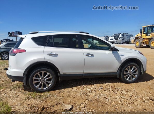 JTMDJREV5GD054548 2016 TOYOTA RAV4 HYBRID White Widok wnętrza 360 stopni
