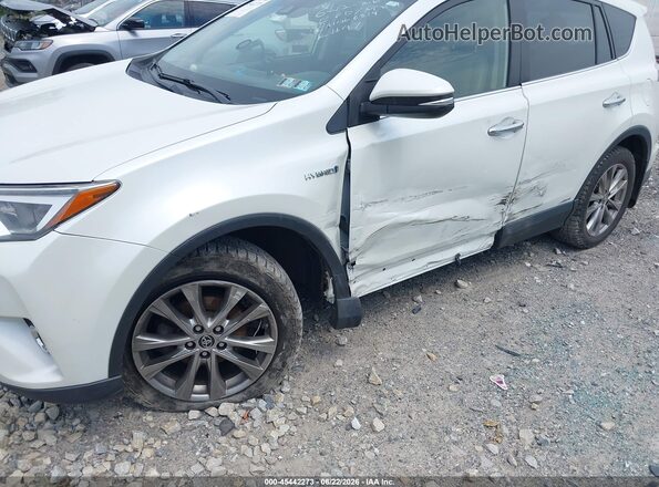 JTMDJREV6GD003527 2016 TOYOTA RAV4 HYBRID White Vista frontal