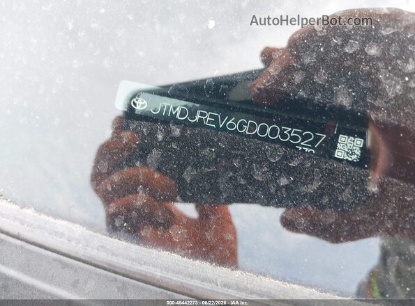 JTMDJREV6GD003527 2016 TOYOTA RAV4 HYBRID White Vista del compartimento del motor
