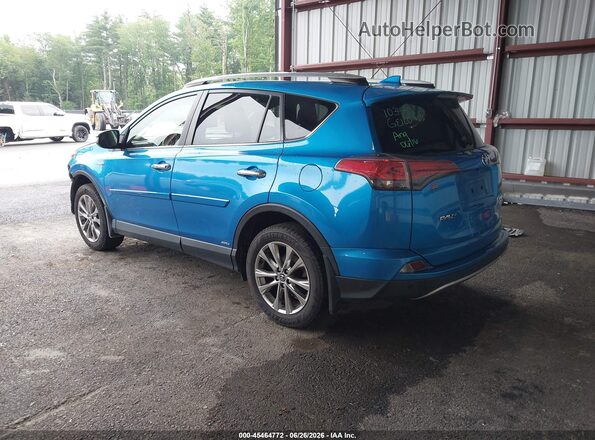 JTMDJREV6HD132112 2017 TOYOTA RAV4 HYBRID Blue Tył lewy