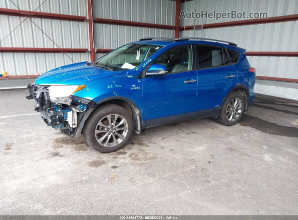 JTMDJREV6HD132112 2017 TOYOTA RAV4 HYBRID Blue Przód lewy