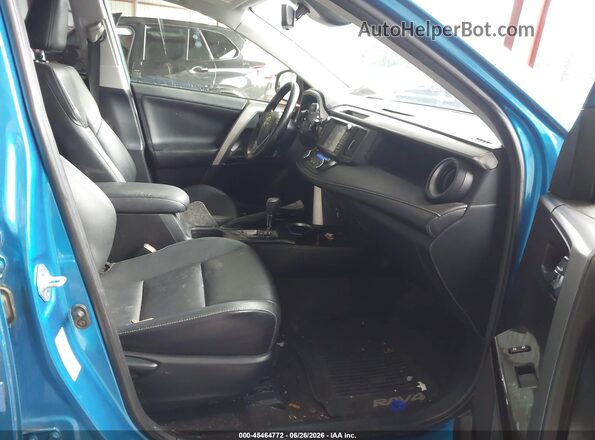 JTMDJREV6HD132112 2017 TOYOTA RAV4 HYBRID Blue Widok wnętrza z przodu