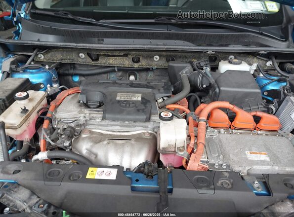 JTMDJREV6HD132112 2017 TOYOTA RAV4 HYBRID Blue Widok z tyłu