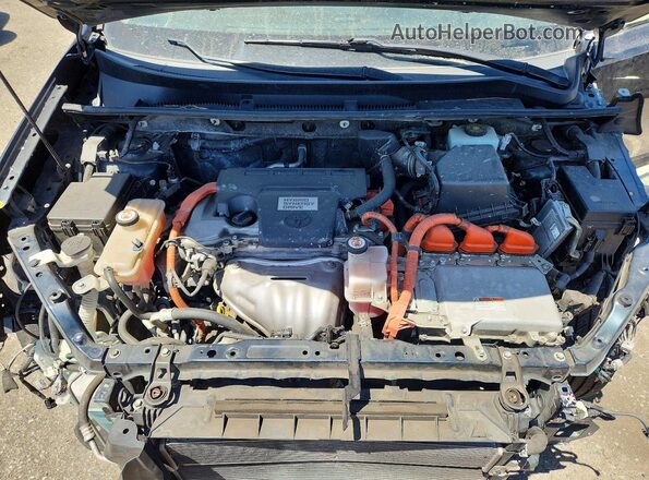 JTMDJREV7HD066928 2017 TOYOTA RAV4 Blue ძრავის განყოფილების ხედი