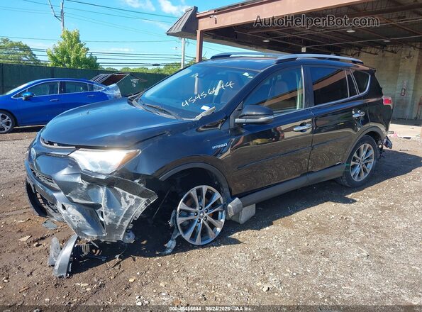 JTMDJREV8JD183133 2018 TOYOTA RAV4 HYBRID Black Դիմացի տեսք