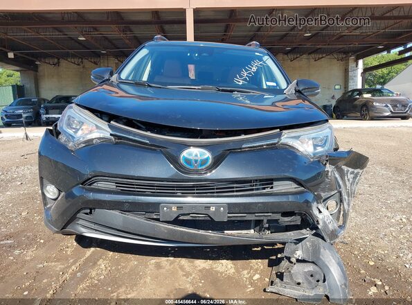 JTMDJREV8JD183133 2018 TOYOTA RAV4 HYBRID Black Սարքավորումների վահանակի տեսք