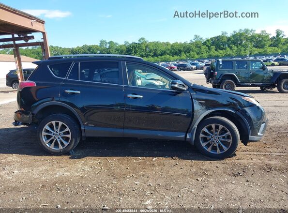 JTMDJREV8JD183133 2018 TOYOTA RAV4 HYBRID Black Սալոնի հետևի տեսք
