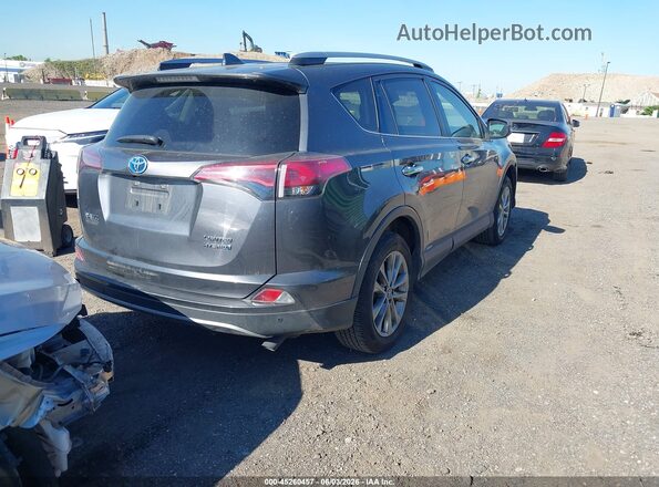 JTMDJREV8JD203302 2018 TOYOTA RAV4 HYBRID Gray Հետևի աջ