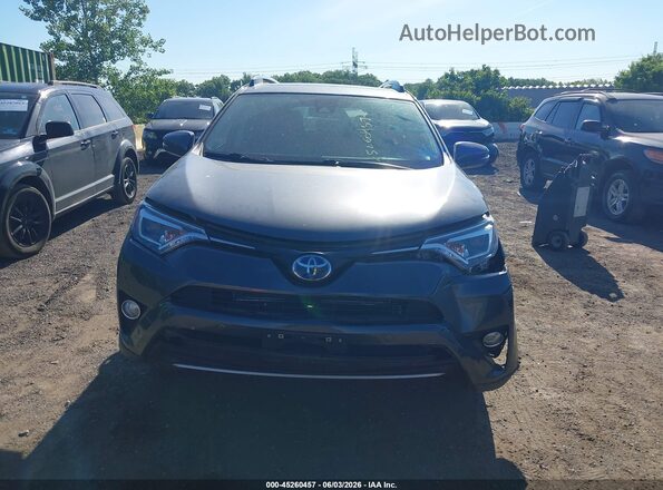 JTMDJREV8JD203302 2018 TOYOTA RAV4 HYBRID Gray Սարքավորումների վահանակի տեսք