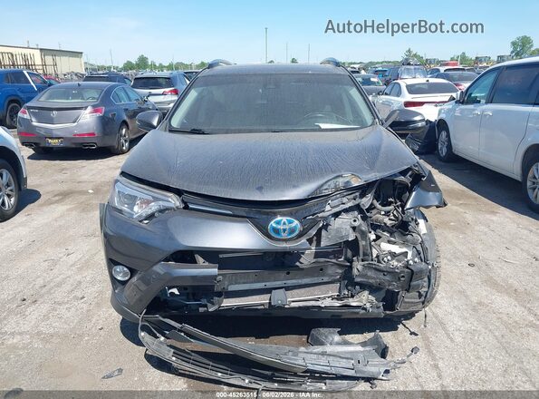JTMDJREV9HD126594 2017 TOYOTA RAV4 HYBRID Gray Вид щитка приладів