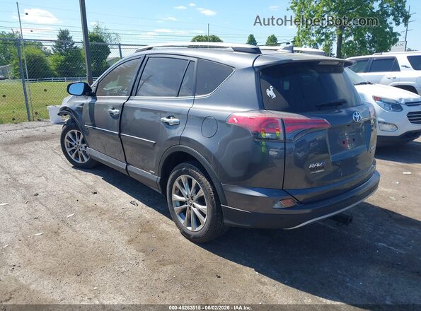 JTMDJREV9HD126594 2017 TOYOTA RAV4 HYBRID Gray Задня ліва чверть