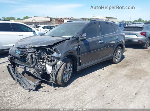 JTMDJREV9HD126594 2017 TOYOTA RAV4 HYBRID Gray Передня ліва чверть