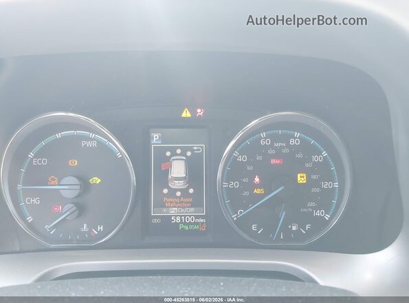 JTMDJREV9HD126594 2017 TOYOTA RAV4 HYBRID Gray Вид задніх сидінь