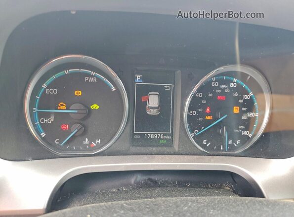 JTMDJREVXGD014109 2016 TOYOTA RAV4 Charcoal Widok zestawu wskaźników