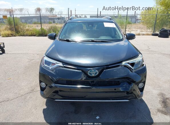 JTMDJREVXGD043948 2016 TOYOTA RAV4 HYBRID Black Vista del cuadro de instrumentos