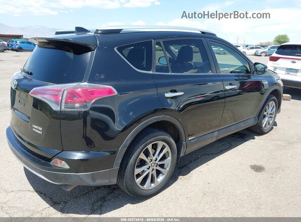 JTMDJREVXGD043948 2016 TOYOTA RAV4 HYBRID Black Trasero derecho