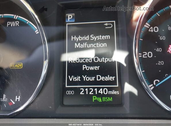 JTMDJREVXGD043948 2016 TOYOTA RAV4 HYBRID Black 