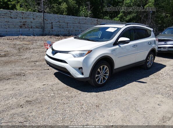 JTMDJREVXJD170948 2018 TOYOTA RAV4 HYBRID Белый Передняя левая четверть