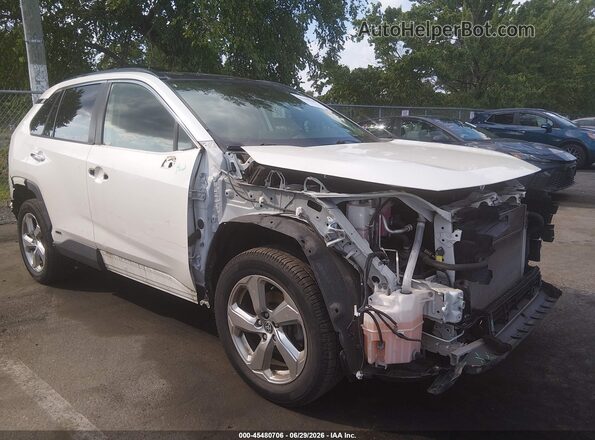 JTMDWRFV3LD533819 2020 TOYOTA RAV4 HYBRID White Вид спереду