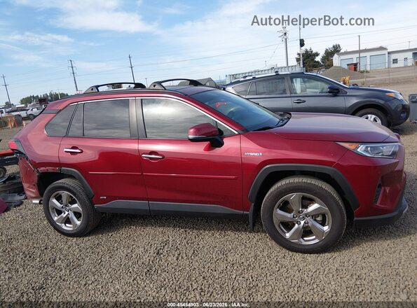 JTMDWRFV5KD020277 2019 TOYOTA RAV4 HYBRID Red Vista interior de 360 grados