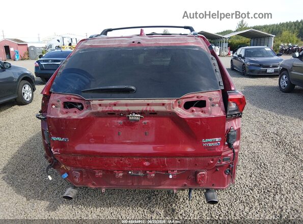 JTMDWRFV5KD020277 2019 TOYOTA RAV4 HYBRID Red 