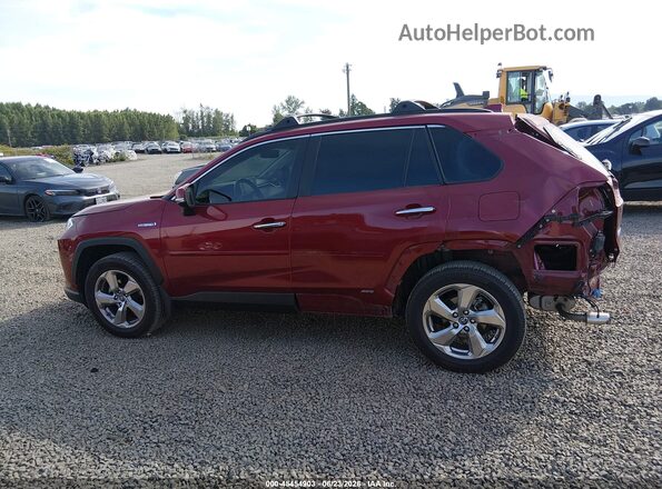 JTMDWRFV5KD020277 2019 TOYOTA RAV4 HYBRID Red 