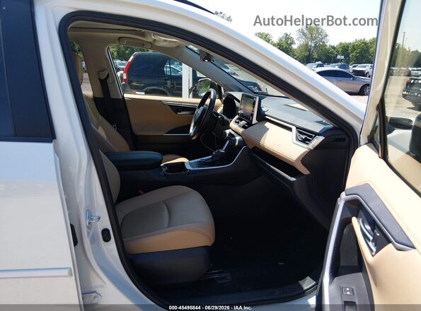 JTMDWRFV8LJ040767 2020 TOYOTA RAV4 HYBRID White წინა სალონის ხედი