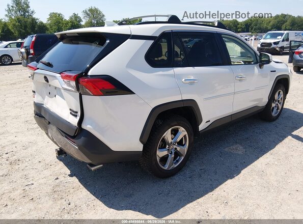 JTMDWRFV8LJ040767 2020 TOYOTA RAV4 HYBRID White უკანა მარჯვენა