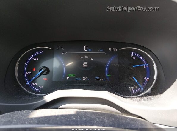 JTMDWRFV8LJ040767 2020 TOYOTA RAV4 HYBRID White უკანა სავარძლების ხედი